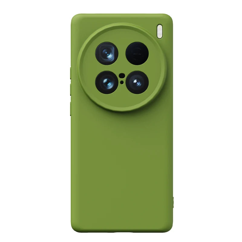 Soft Liquid Silicone Phone Case For VIVO X100 Ultra X300S X200 Pro Mini X300Ultra , Slim Skin Fleece Camera Protection Cover