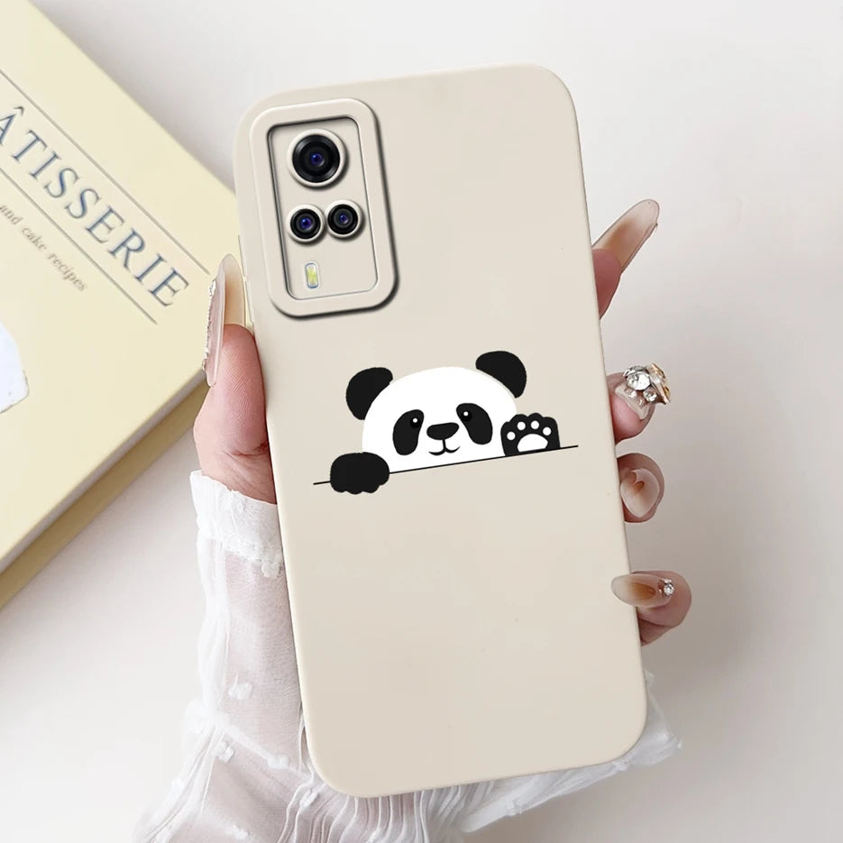 For Vivo Y51 2020 Case V2030 Luxury Candy Painted Cover Soft TPU Phone Case For Vivo Y31 Y 33 VivoY51 Fundas Vivo Y53s 4G Bumper