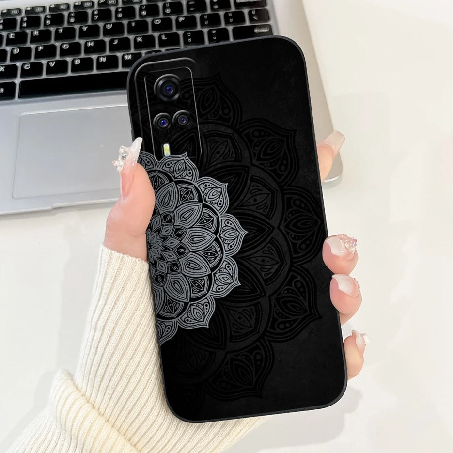 For Vivo Y51 2020 Case V2030 Luxury Candy Painted Cover Soft TPU Phone Case For Vivo Y31 Y 33 VivoY51 Fundas Vivo Y53s 4G Bumper