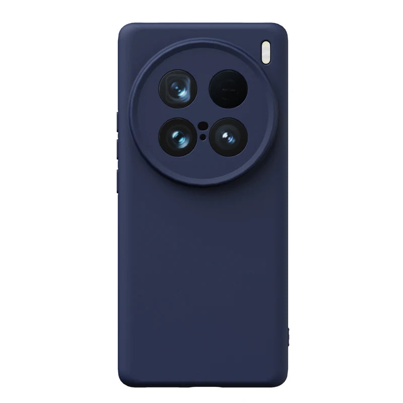 Soft Liquid Silicone Phone Case For VIVO X100 Ultra X300S X200 Pro Mini X300Ultra , Slim Skin Fleece Camera Protection Cover