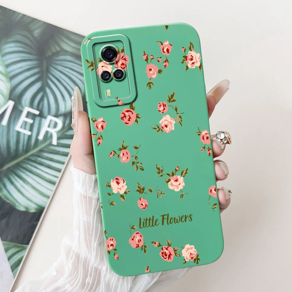 For Vivo Y51 2020 Case V2030 Luxury Candy Painted Cover Soft TPU Phone Case For Vivo Y31 Y 33 VivoY51 Fundas Vivo Y53s 4G Bumper