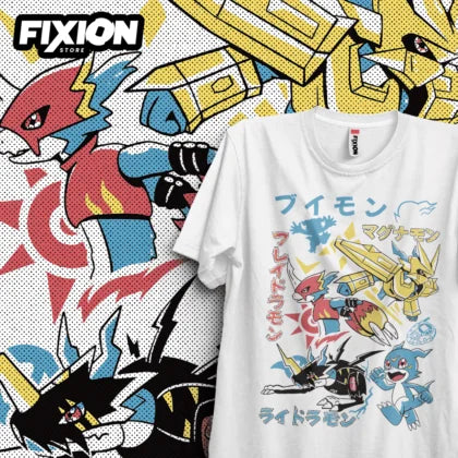 Digimon – SkullGreymon T-Shirt cotton shirt