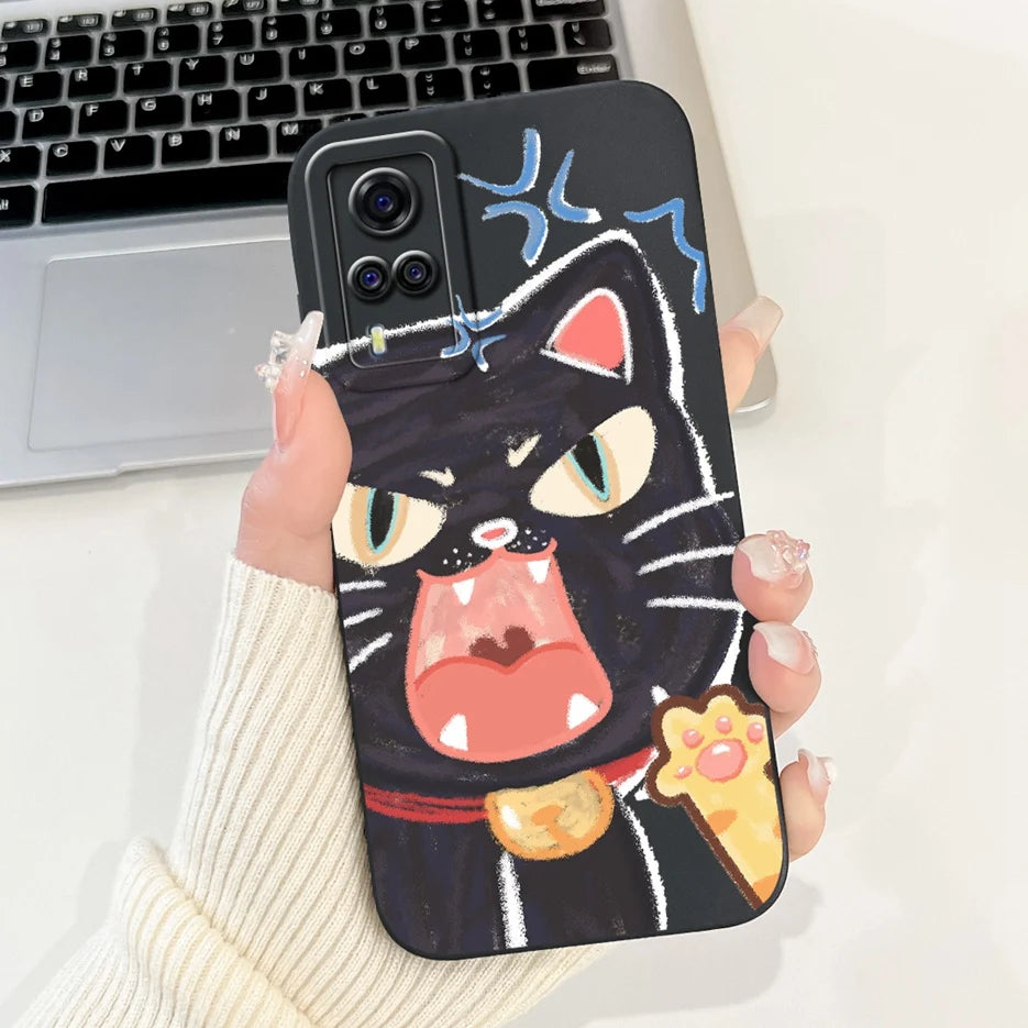 For Vivo Y51 2020 Case V2030 Luxury Candy Painted Cover Soft TPU Phone Case For Vivo Y31 Y 33 VivoY51 Fundas Vivo Y53s 4G Bumper
