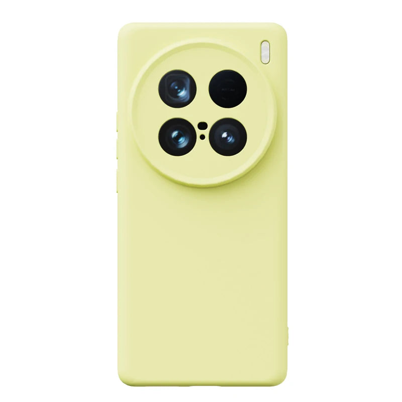 Soft Liquid Silicone Phone Case For VIVO X100 Ultra X300S X200 Pro Mini X300Ultra , Slim Skin Fleece Camera Protection Cover