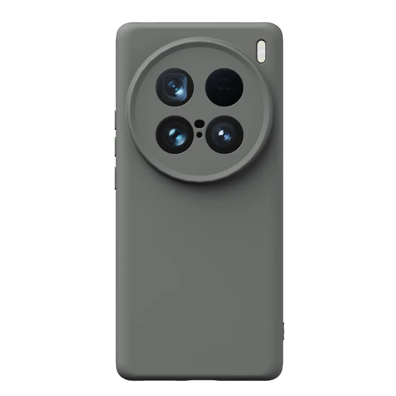 Soft Liquid Silicone Phone Case For VIVO X100 Ultra X300S X200 Pro Mini X300Ultra , Slim Skin Fleece Camera Protection Cover