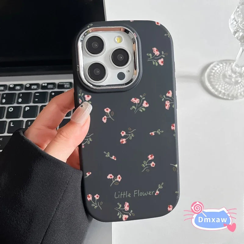 For Samsung Galaxy A05S A15 A25 A24 A54 A53 S24 S23 S22 Plus Ultra S21 S20 FE A13 A52s A03 Core Phone Case Fresh Flower Cover