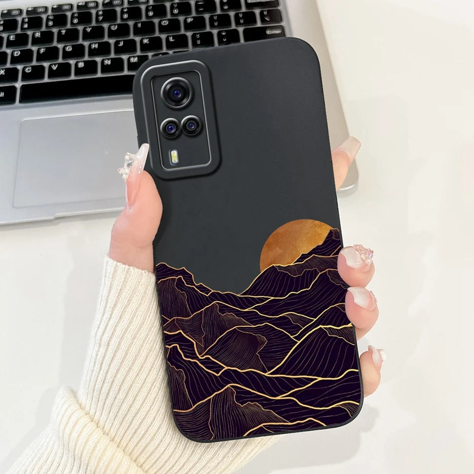 For Vivo Y51 2020 Case V2030 Luxury Candy Painted Cover Soft TPU Phone Case For Vivo Y31 Y 33 VivoY51 Fundas Vivo Y53s 4G Bumper