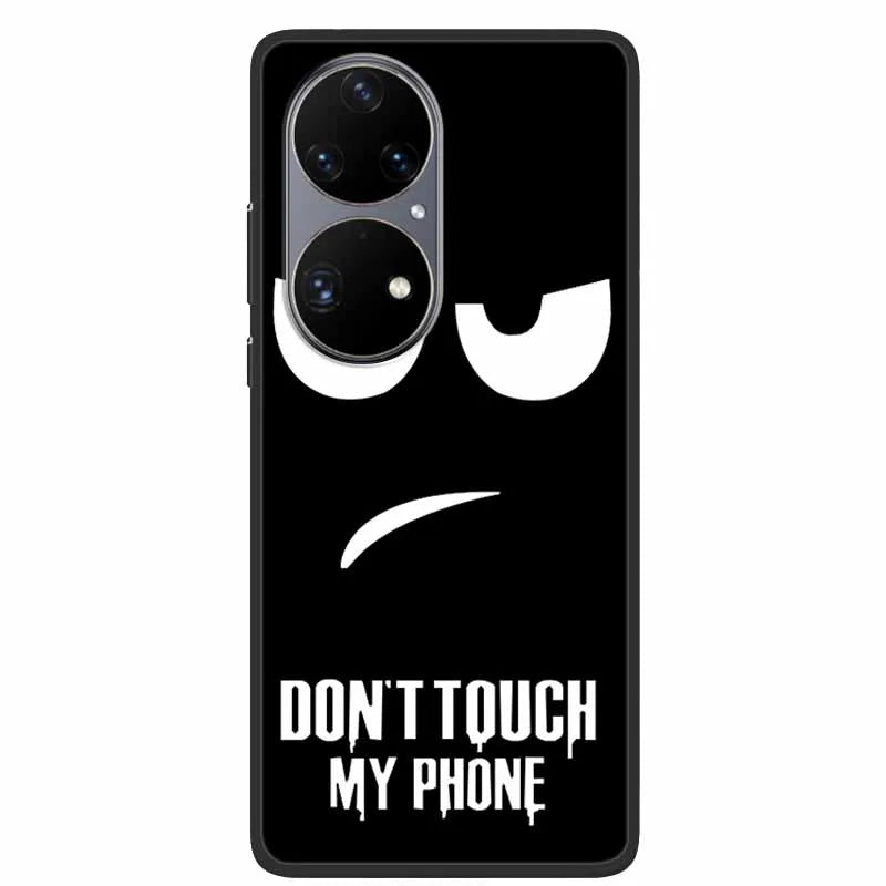 For Huawei P50 Pro Case P50E Shockproof Soft Silicone Phone Case For Huawei P50Pro Back Cover P 50 Luxury Protective TPU Coque