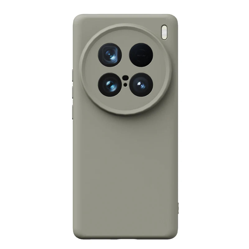Soft Liquid Silicone Phone Case For VIVO X100 Ultra X300S X200 Pro Mini X300Ultra , Slim Skin Fleece Camera Protection Cover