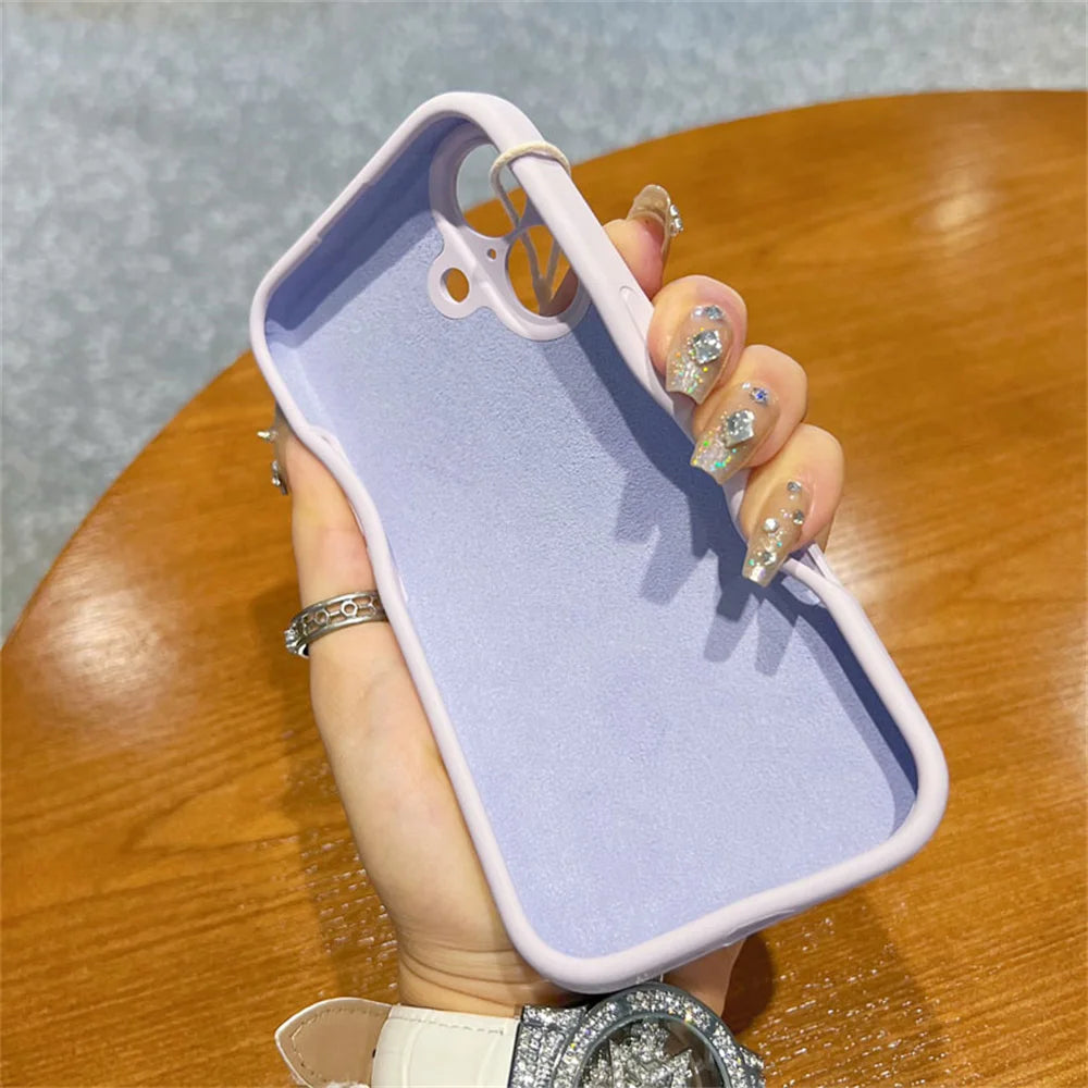 Original Liquid Soft Silicone Phone Case For iPhone 16 15 14 12 13 Pro Max Plus Camera Protection Shockproof Bumper Back Cover