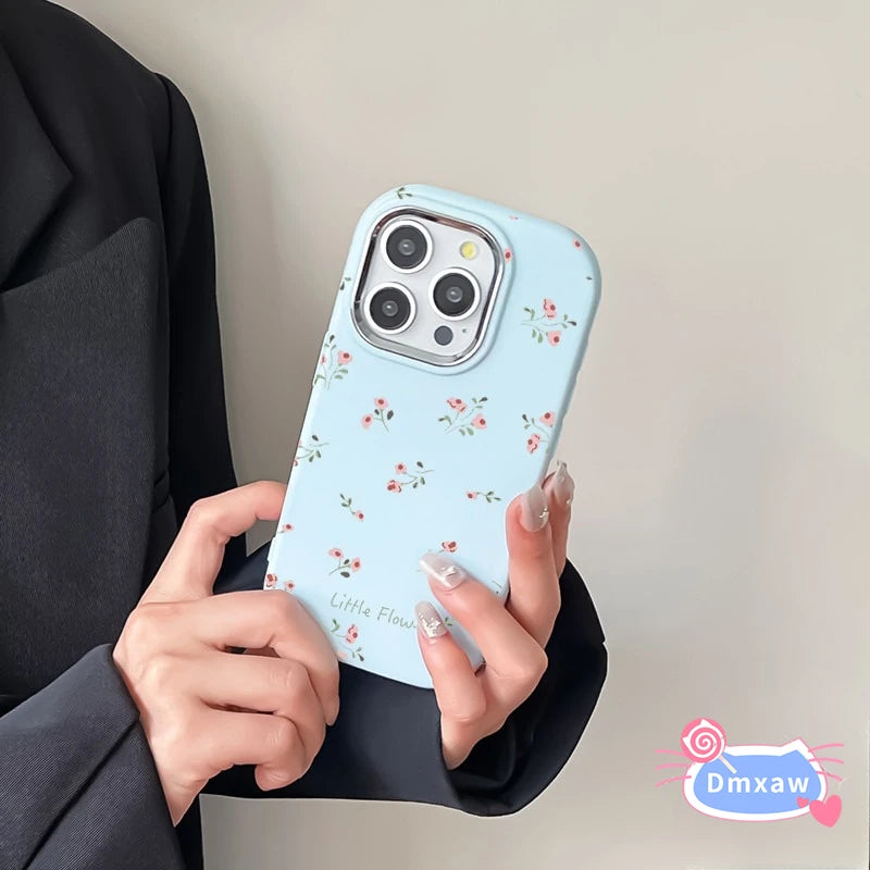For Samsung Galaxy A05S A15 A25 A24 A54 A53 S24 S23 S22 Plus Ultra S21 S20 FE A13 A52s A03 Core Phone Case Fresh Flower Cover