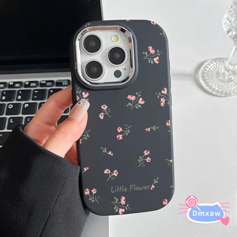 For Samsung Galaxy A05S A15 A25 A24 A54 A53 S24 S23 S22 Plus Ultra S21 S20 FE A13 A52s A03 Core Phone Case Fresh Flower Cover