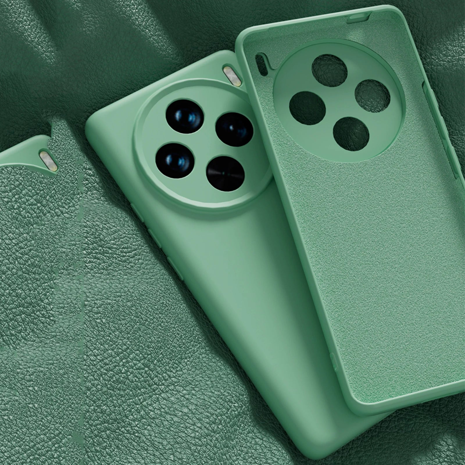 Soft Liquid Silicone Phone Case For VIVO X100 Ultra X300S X200 Pro Mini X300Ultra , Slim Skin Fleece Camera Protection Cover