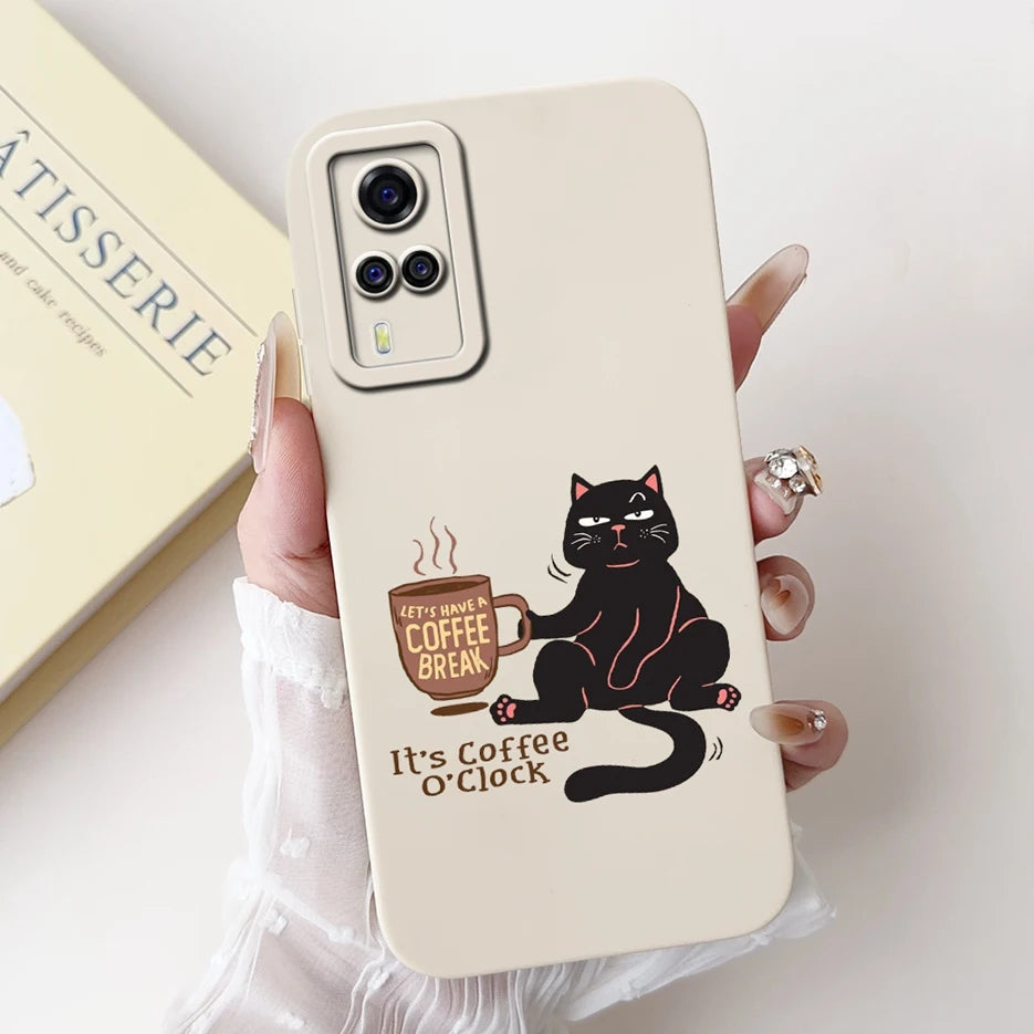 For Vivo Y51 2020 Case V2030 Luxury Candy Painted Cover Soft TPU Phone Case For Vivo Y31 Y 33 VivoY51 Fundas Vivo Y53s 4G Bumper