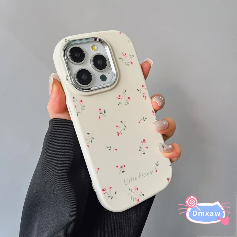 For Samsung Galaxy A05S A15 A25 A24 A54 A53 S24 S23 S22 Plus Ultra S21 S20 FE A13 A52s A03 Core Phone Case Fresh Flower Cover